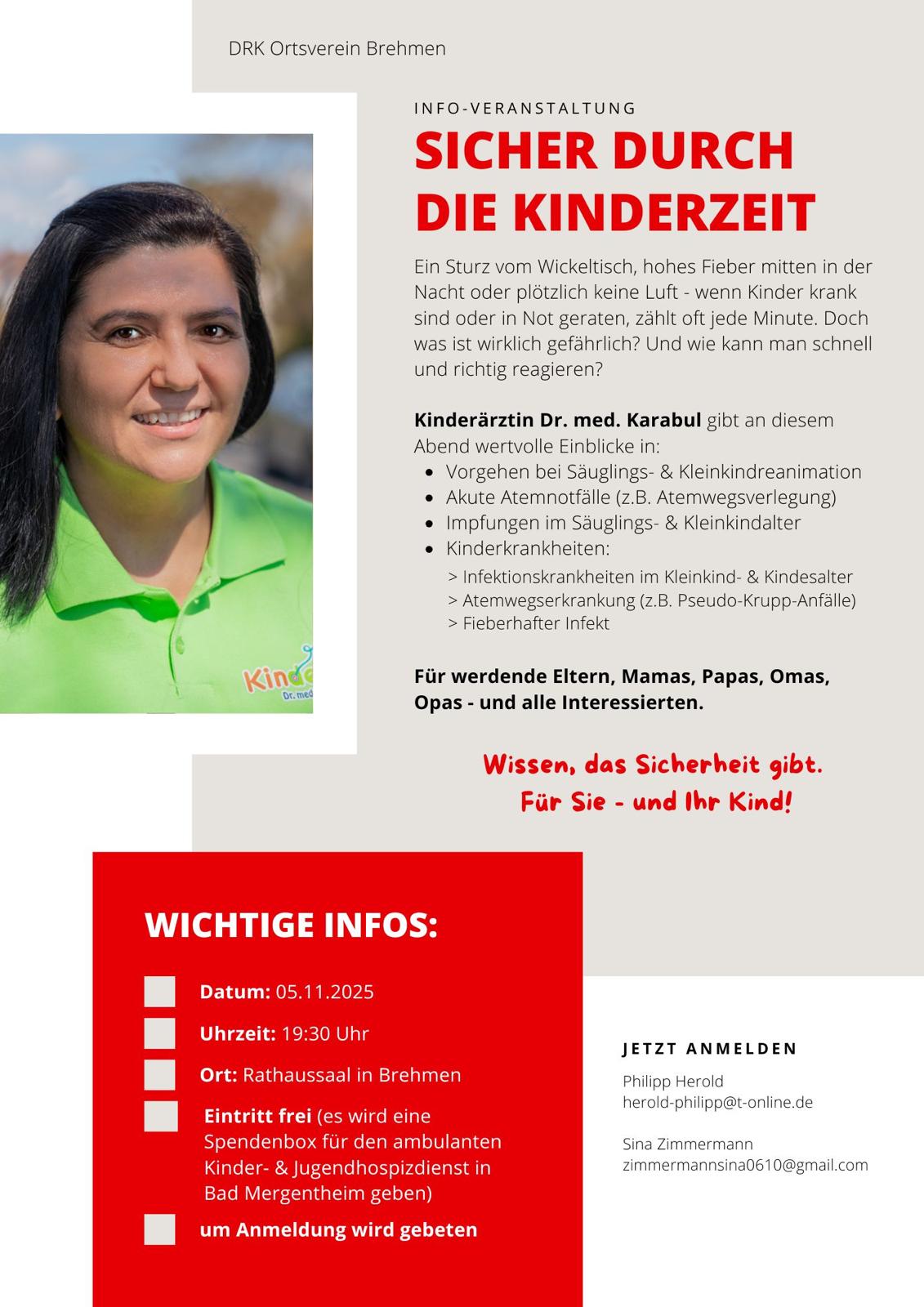 Sicher durch die Kinderzeit: Wichtige Veranstaltung in Bremen